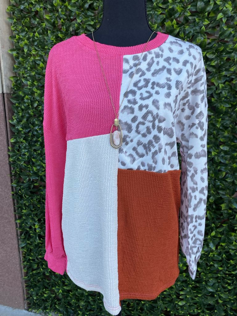 Anaya Color Block Top
