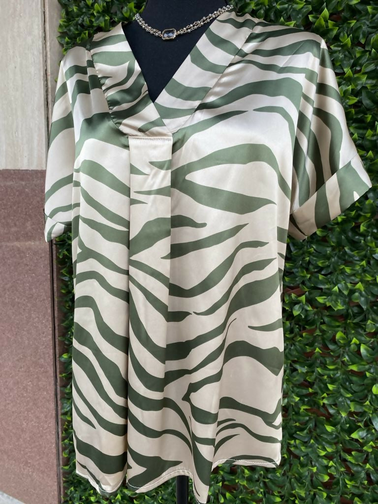 Maliyah Olive Blouse