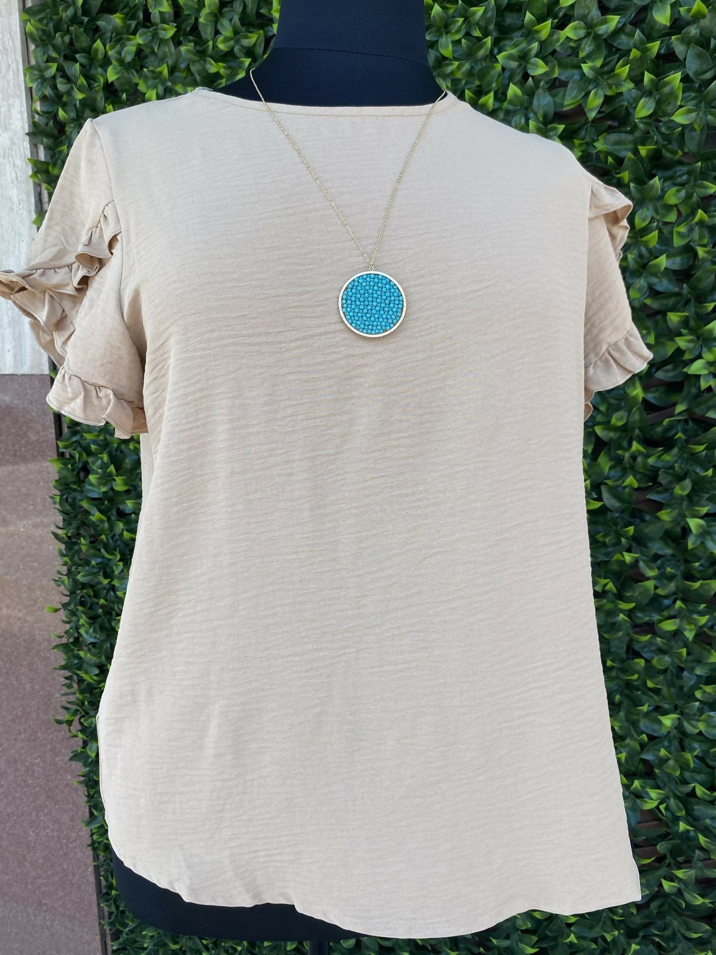 Emmeline Beige Top