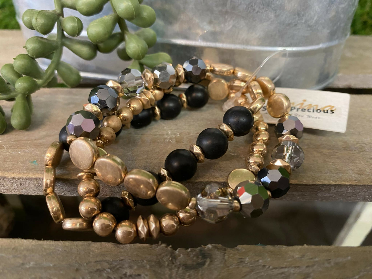 Amalia Gold Bracelet Set