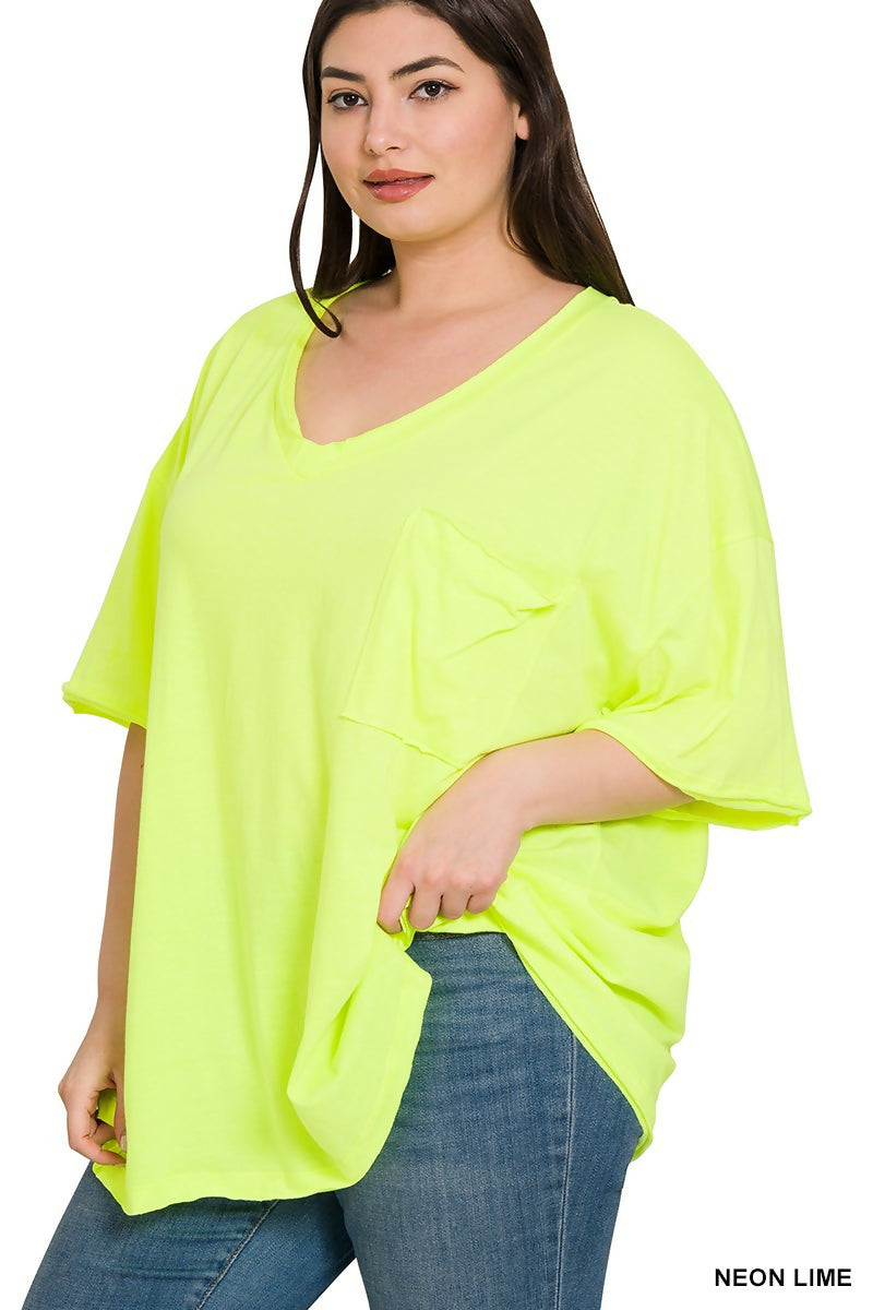 Elianna Oversized Top Plus