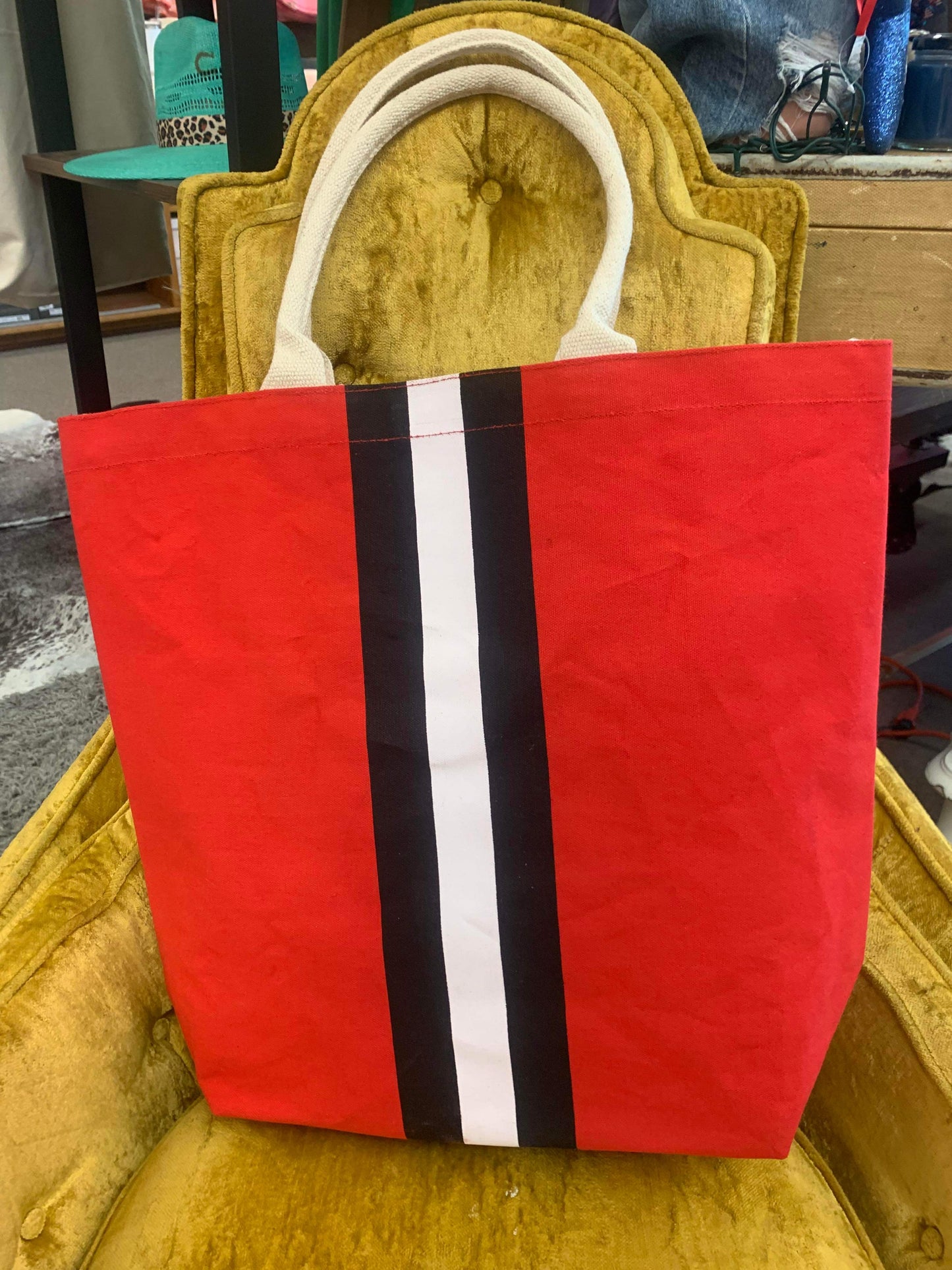 Campus Stripe Tote