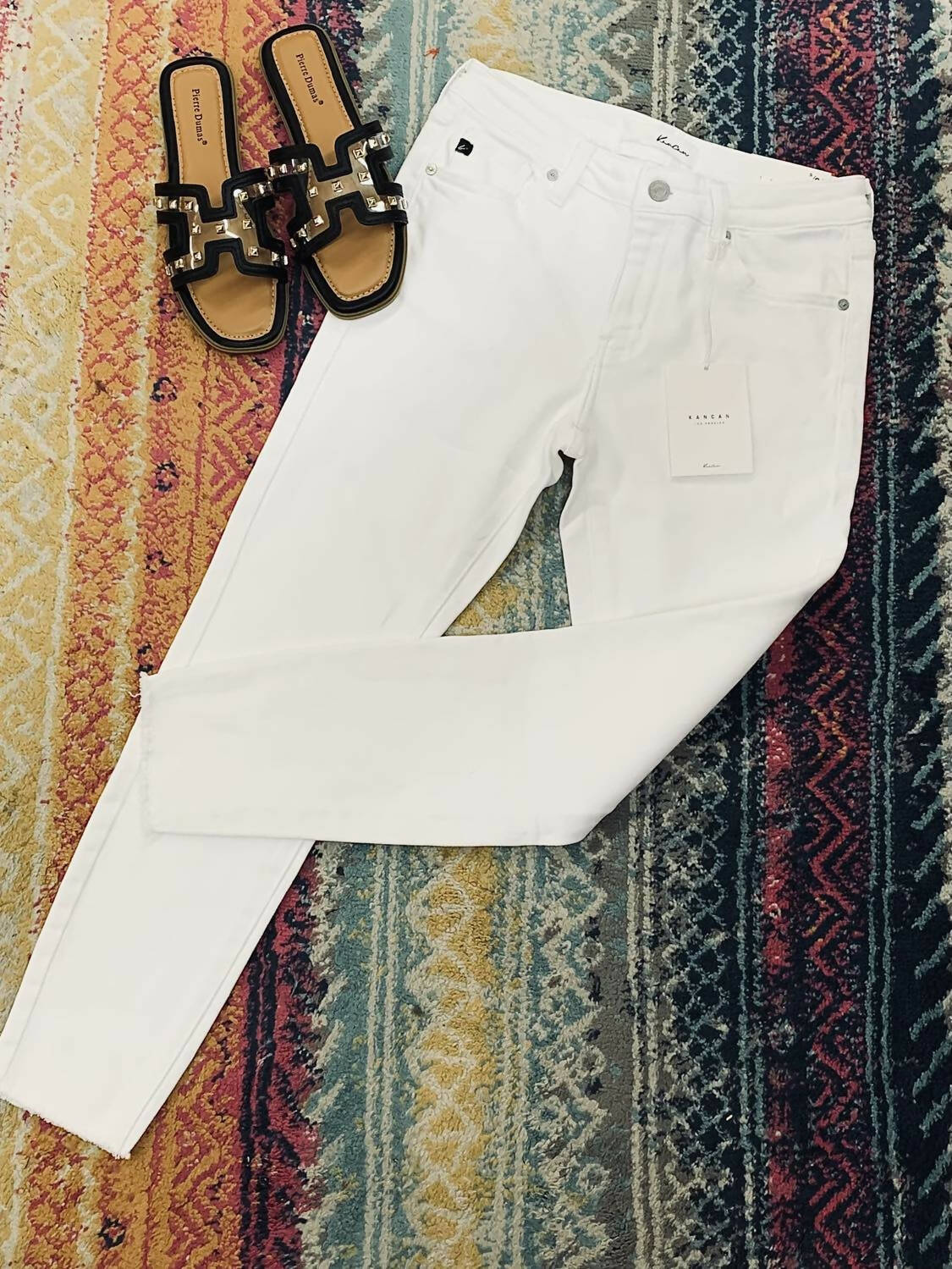 Kancan Stella White Skinnies