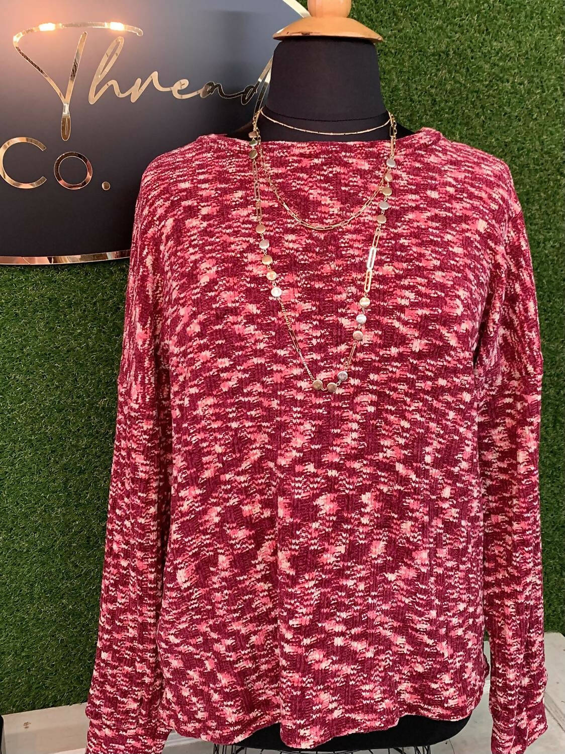 Dove Burgundy Top Plus