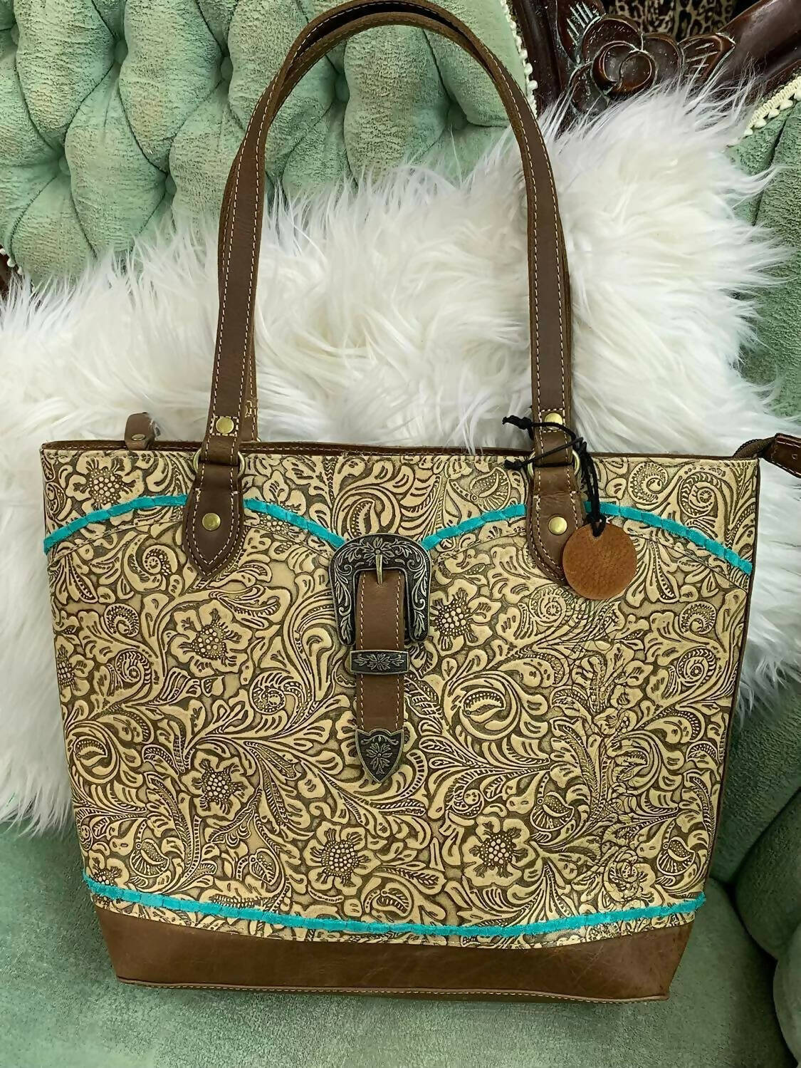 Myra Sapience Tooled Bag