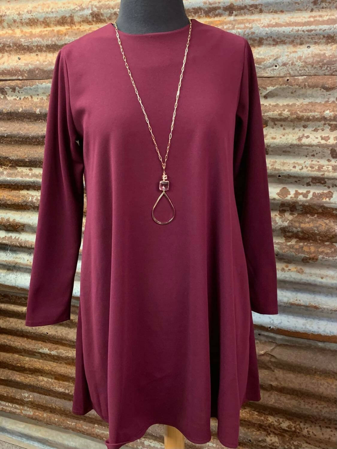 Avi Wine Dress