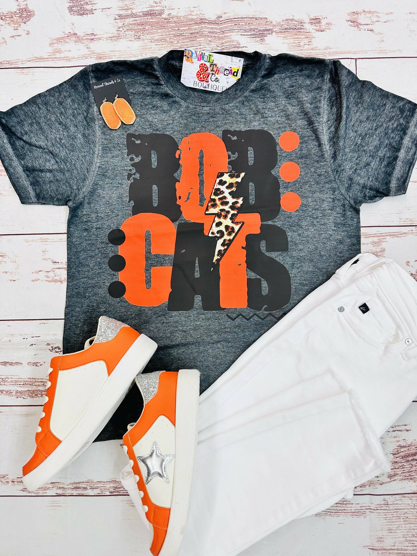 Dark Bobcat Bolt Tee