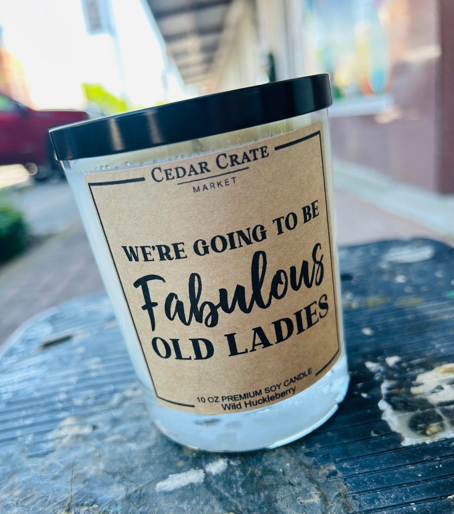 Cedar Crate Candles