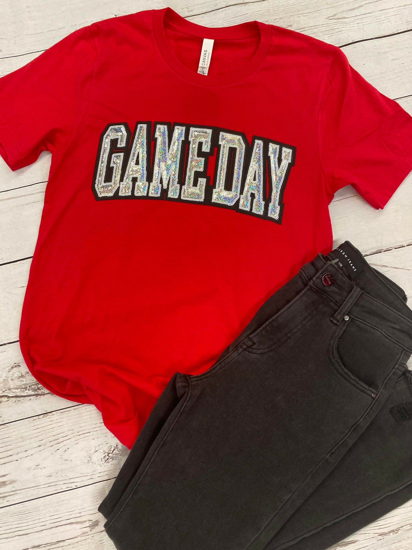 Game Day Sequin Tee