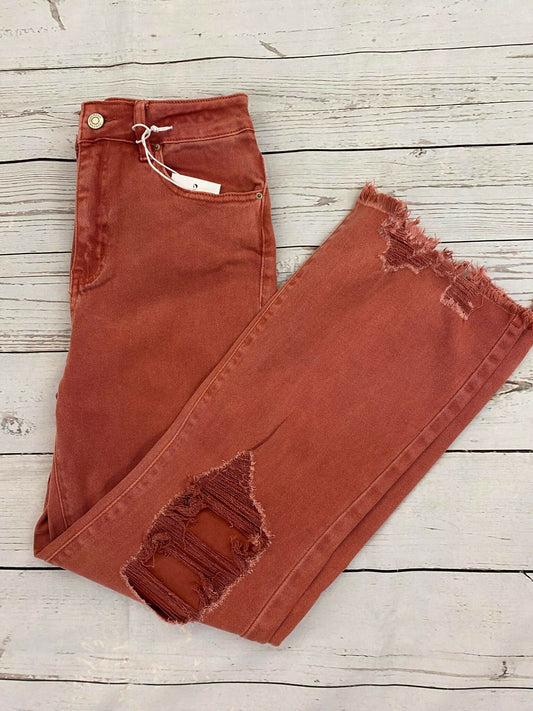 Cabernet Acid Wash Jeans