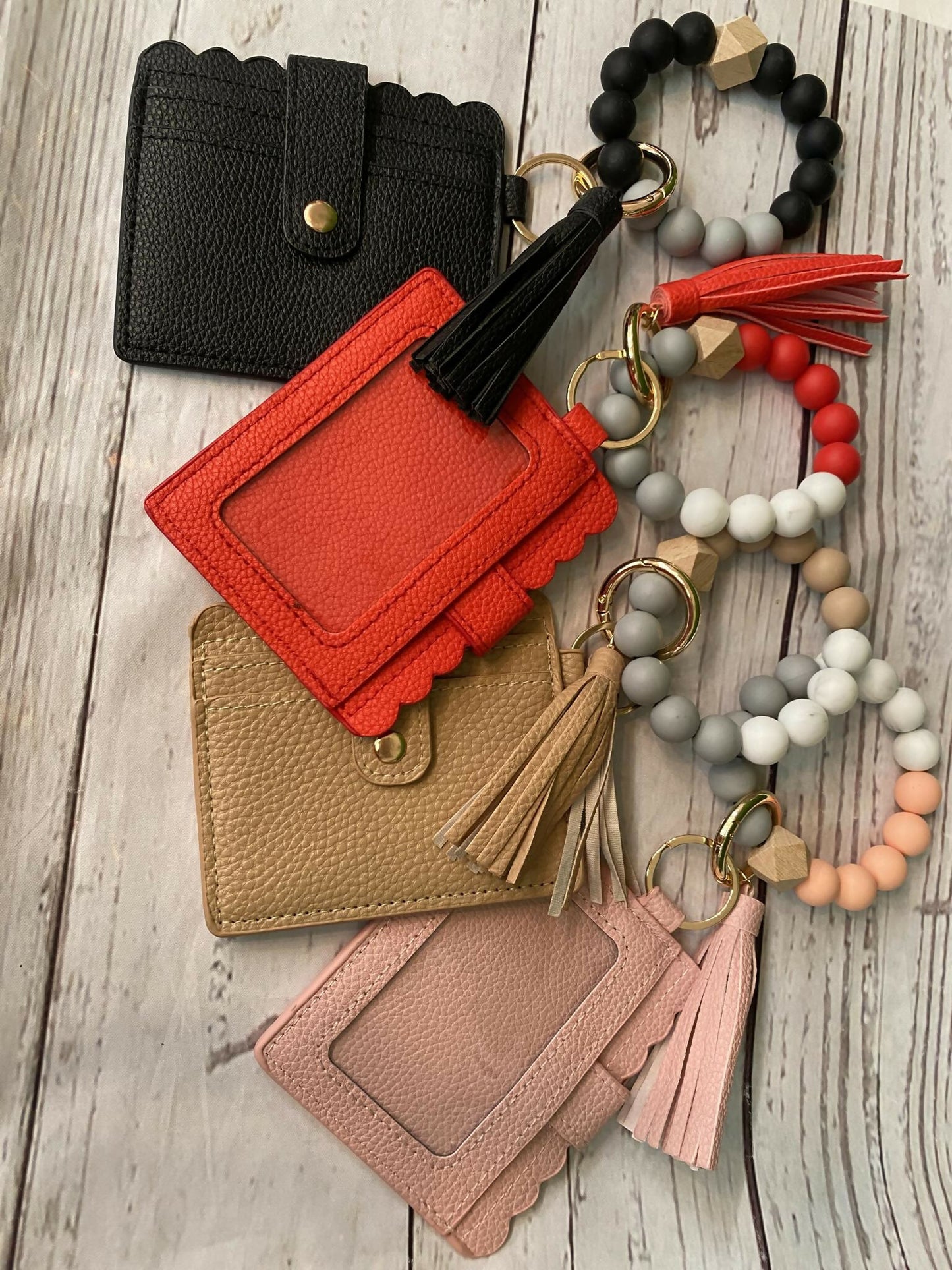 Leather Wallet/Bangle Bracelet
