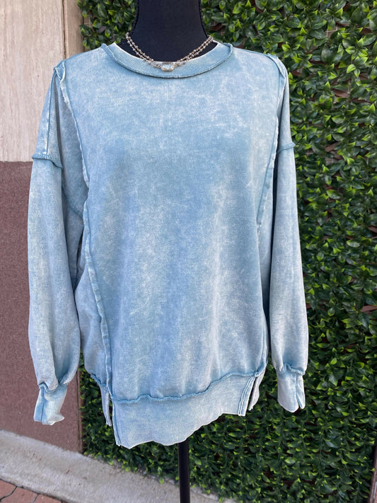 Fiona Acid Wash Sweatshirt