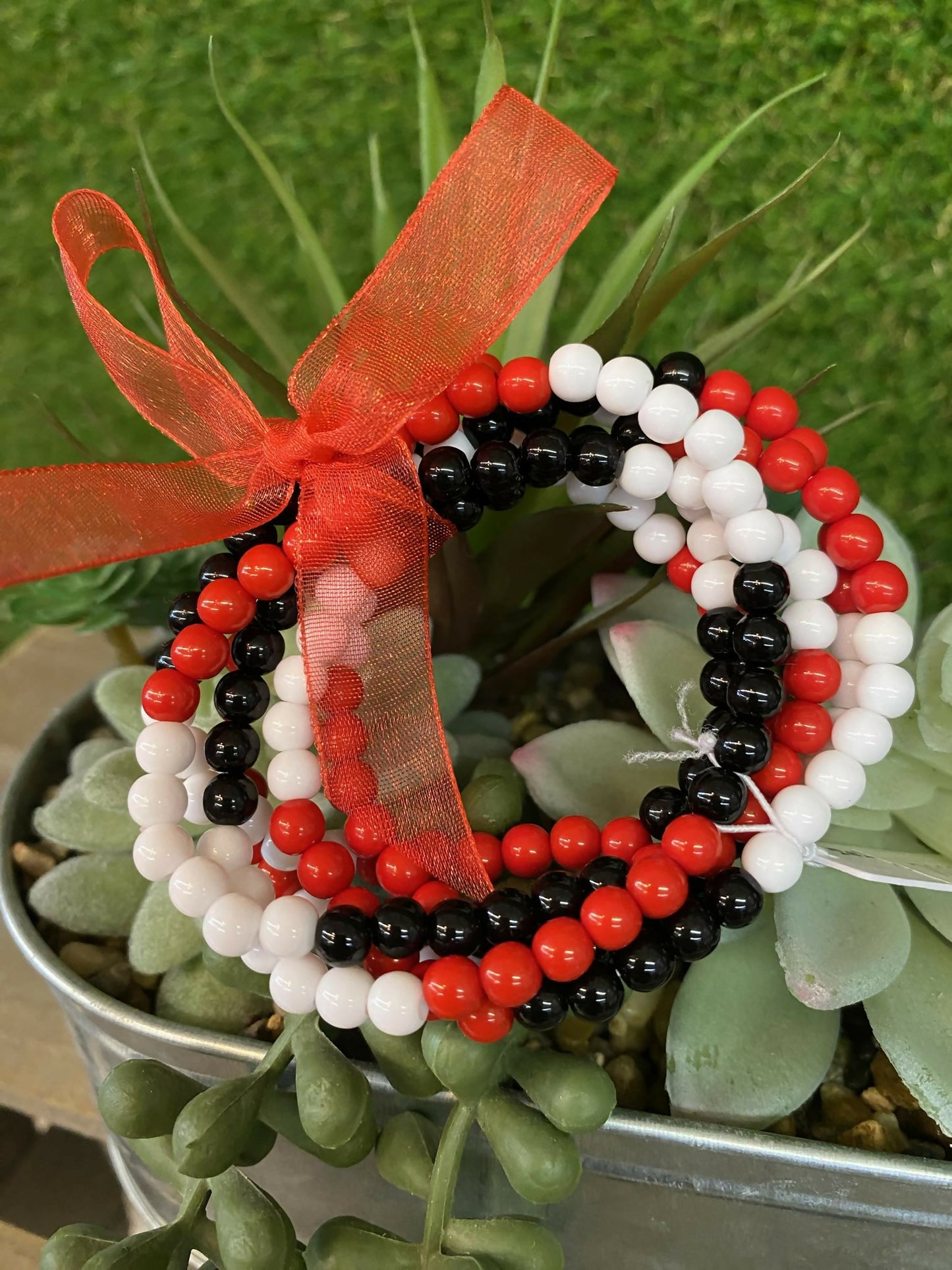 Red/Black Bracelet Set