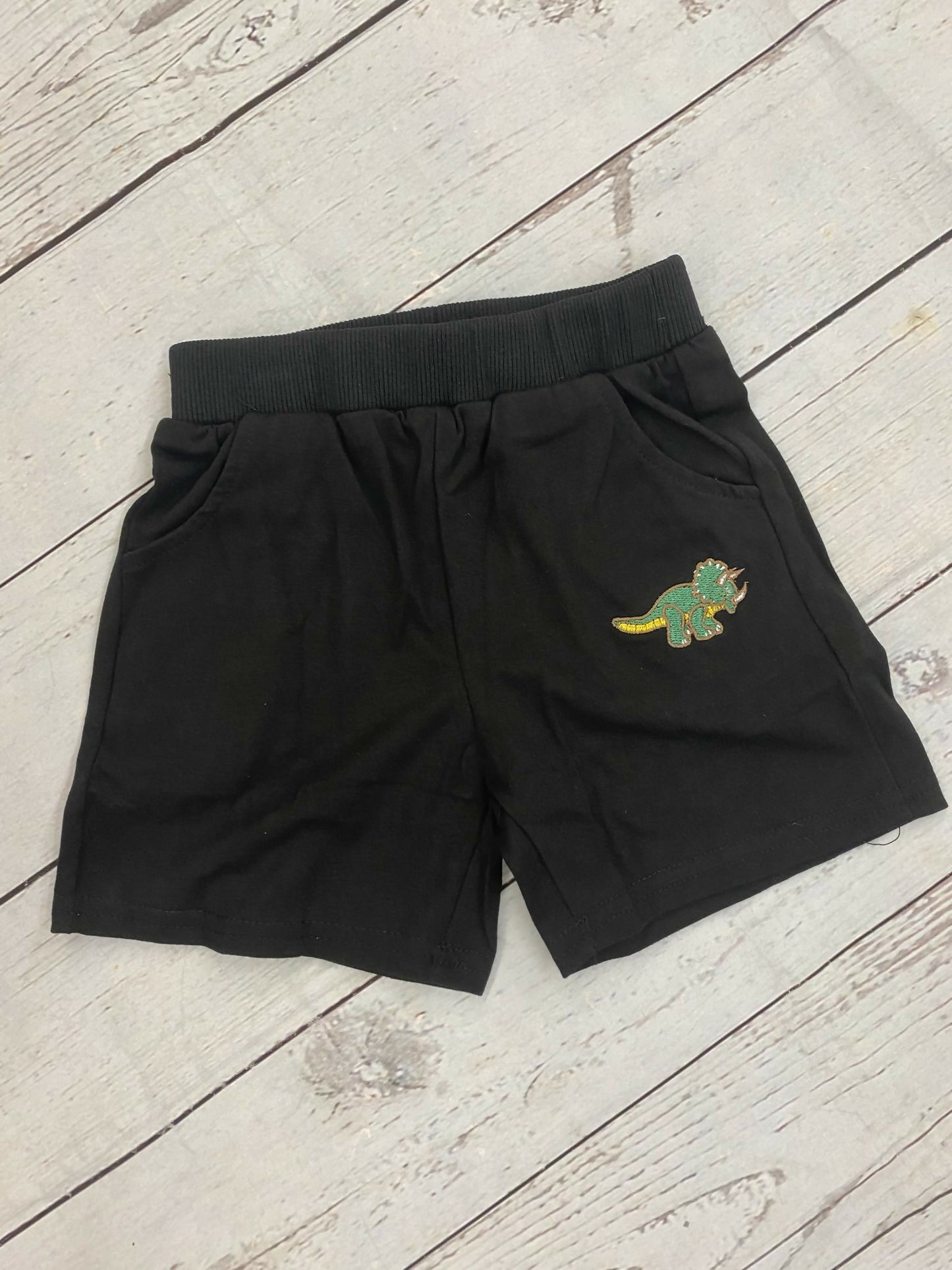 Black Dinosaur Boy Shorts