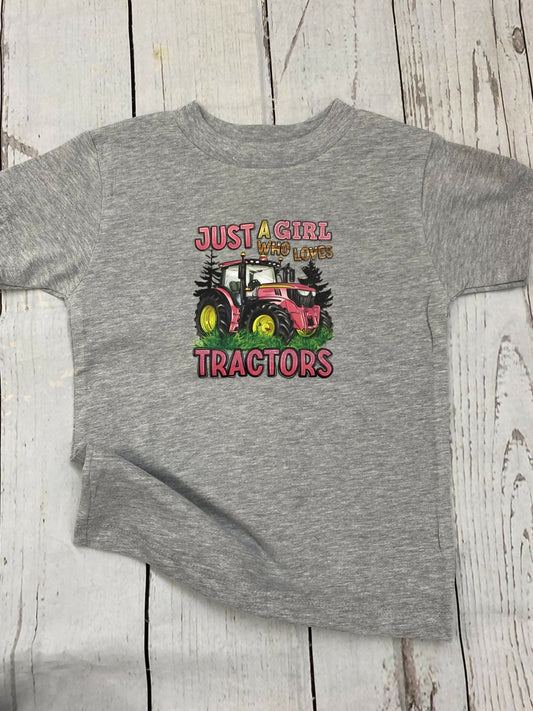 Girl Tractor T-shirt