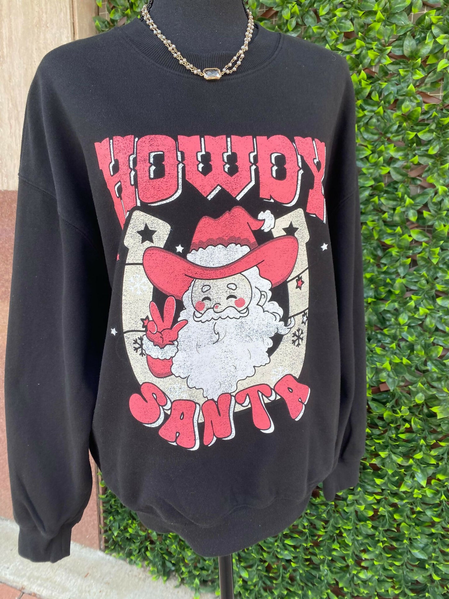 Howdy Santa Sweatshirt