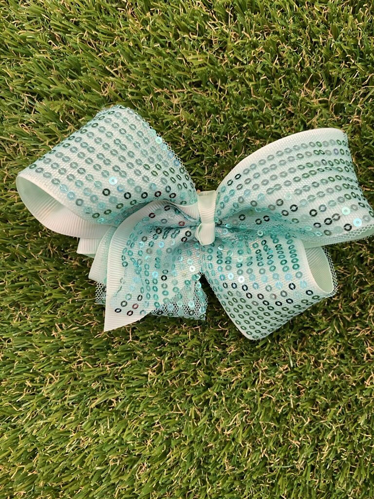 sequin bows