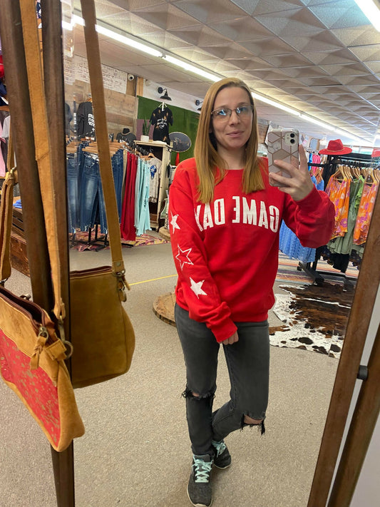 Red Game Day Sweatshirt