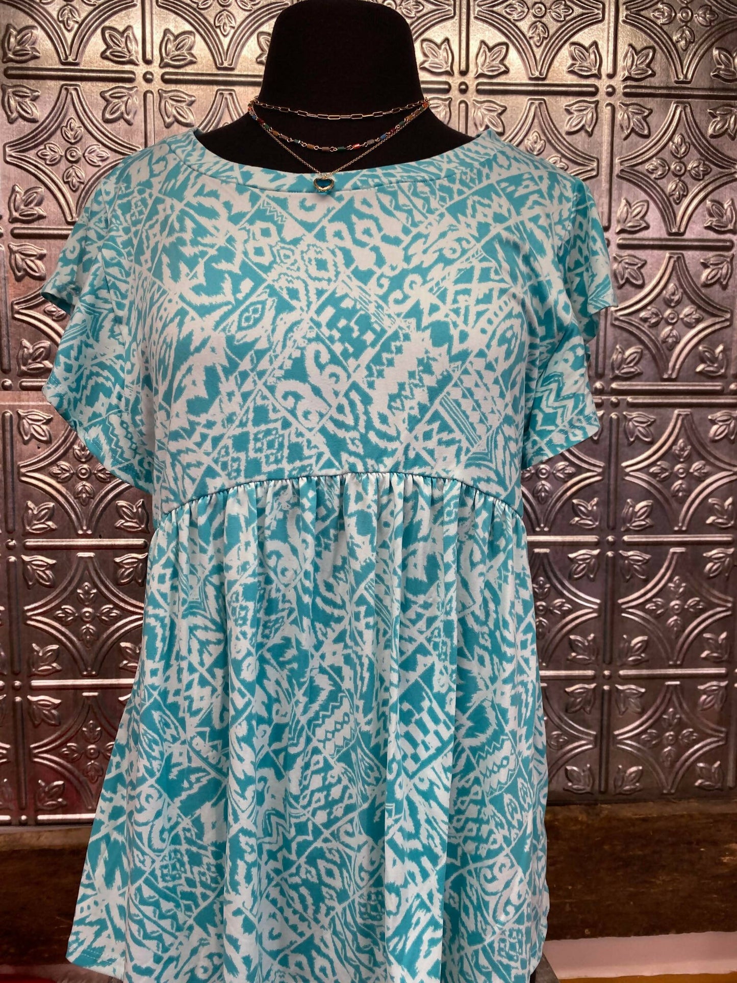 Everly Batik Print top