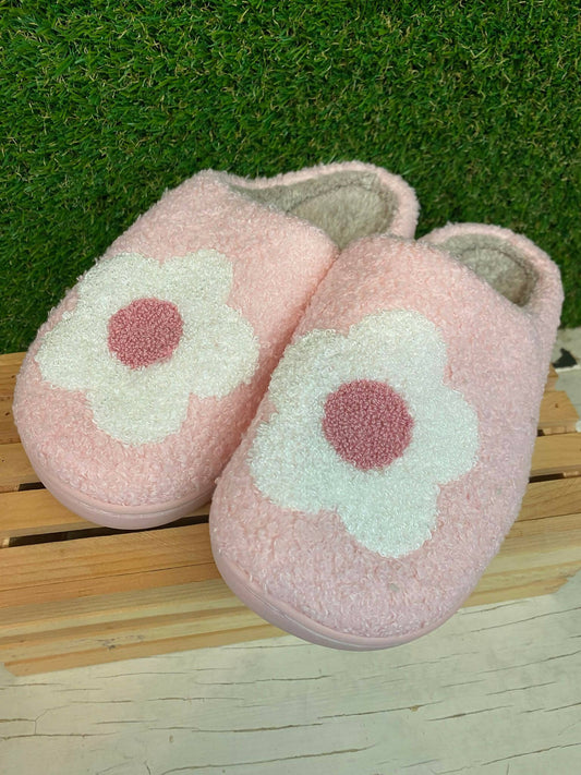 Flower Pink Slippers