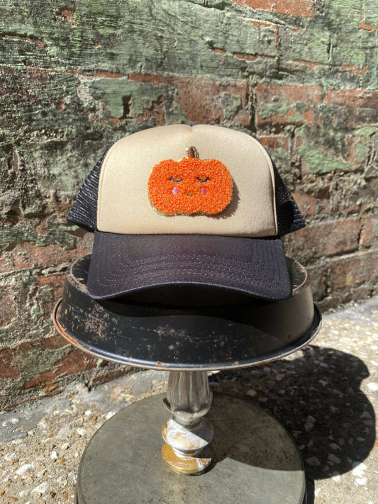 Fall Cherille Patch Trucker Hat