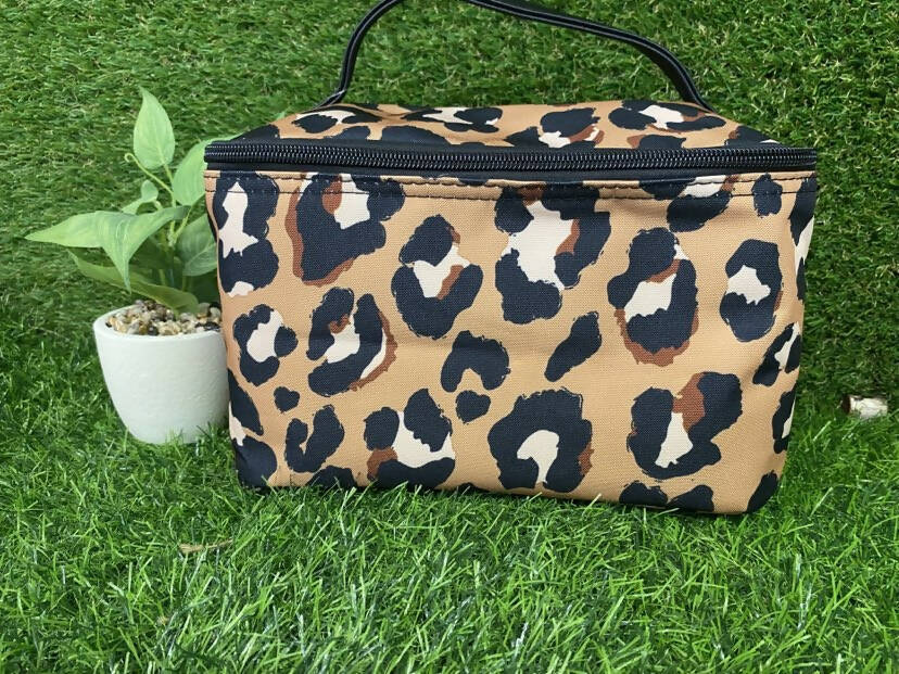 Spotlight Leopard Cosmetic Bag