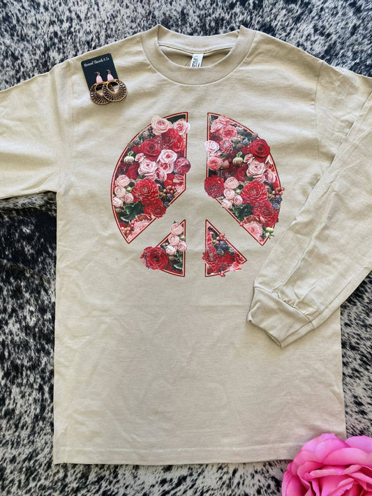 Peace Flower Long Sleeve