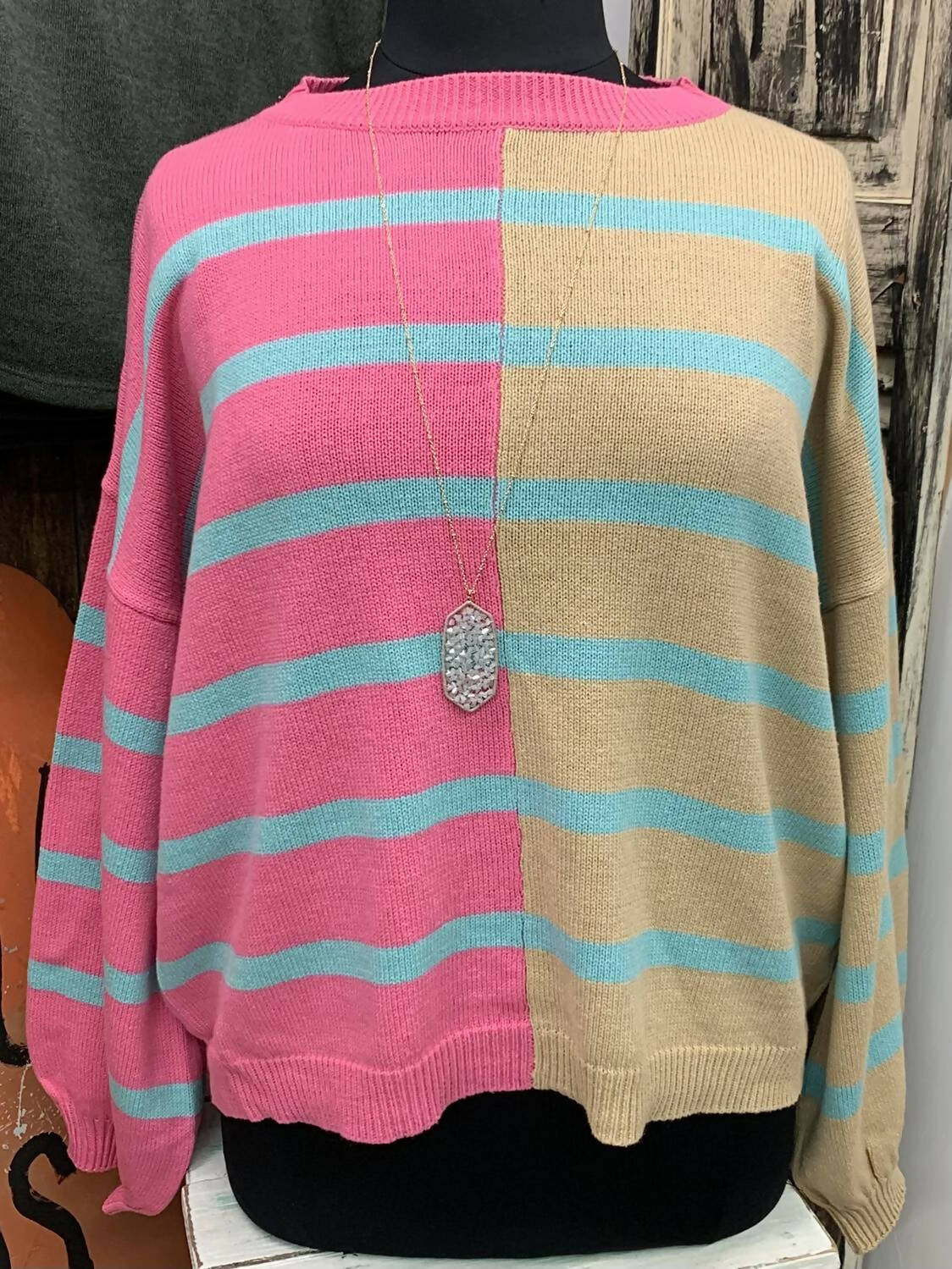 Emory Bubblegum Sweater Plus